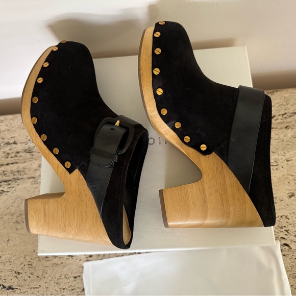 NWOB Veronica Beard Dacey Womens Suede Slip On Clogs. MSRP $400. Size 10M - Picture 16 of 17